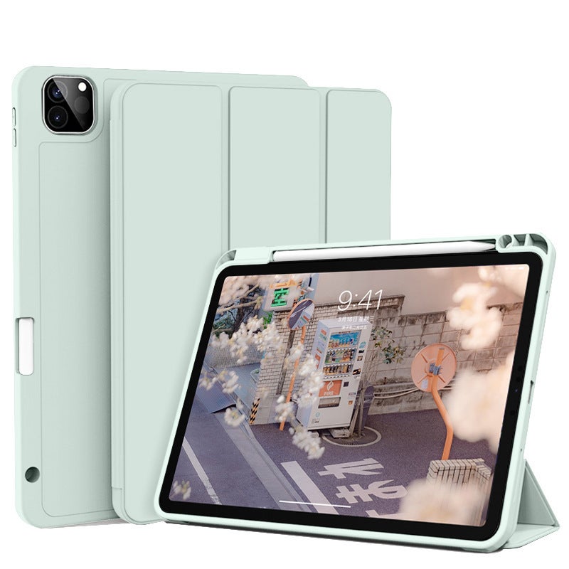 Suitable For Ipadpro 13Inch Protective Cover Air6 Tablet Case Mini7 Built-In Pen Slot 111 Generation Soft Shell - Image 1